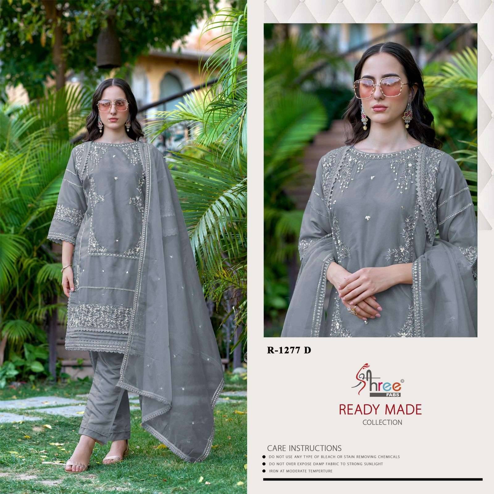 1277 Colors BY Shree fabs 1277 a TO 1277 d SERIES Pakistani Stylish Beautiful Colourful Printed & organza readymade Dresses At Wholesale Price